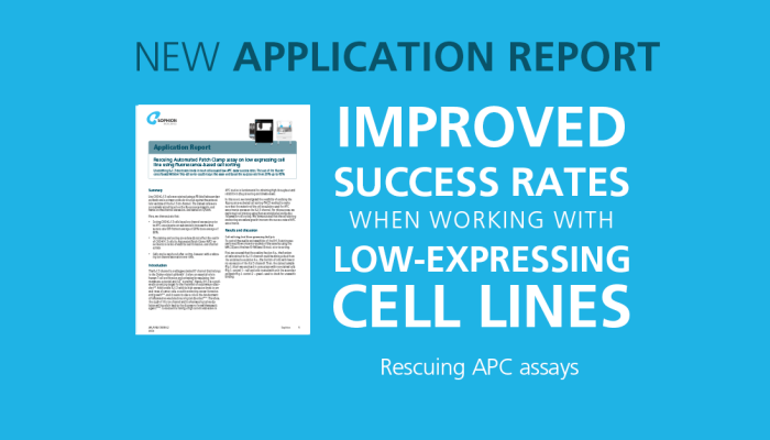 新しいアプリケーションレポートでは、蛍光活性化セルソーティング（FACS）を使用して低発現細胞を救済し、効率的なAPCアッセイを行う方法について説明します。