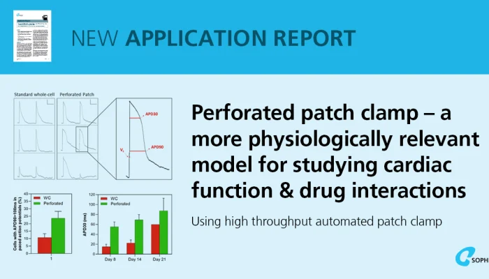 新しいアプリケーションレポートでは、Qube 384の穿孔型自動パッチクランプを使用して心臓電気生理学の記録を最適化する方法について説明します